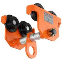 Vevor Laufkatze 1Tonnen Tragfähigkeit Hallenkran 63,5-203,2mm Einstellbare Breite Kran