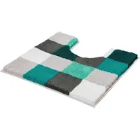 KLEINE WOLKE Caro Petrol 70 x 120 cm