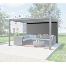 Sojag Pavillonseitenteil Milo Panele 12 1 Stück 3,35 x 2,11 m Grau