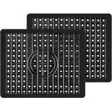 Spülbeckeneinlage, 2 Stück Spülmatte für Spülbecken, Spülbeckeneinlage Gummi Spülbeckenmatte Sink Mat Waschbecken Spülmatte Abtropfmatte für Spülbecken Einlage Matte Badezimmer Küche