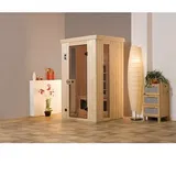 Finnwood Infrarotkabine Svea Trend 1 by WEKA  (1.700 W, 4 Keramikstrahler, 99 x 108 x 190 cm)