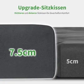 MCombo M MCombo Dunkelgrau 3-Sitzer