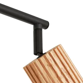 LINDBY Stralino 4-flammig Holz - Hellbraun