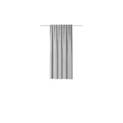 HOME WOHNIDEEN Fertigschal Thermochenille – Abdunkelnd, Uni Grau, 135 cm × 175 cm, Multifunktionsband (1 St)