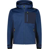 CMP Softshelljacke Herren in bluestone mel-b.blue, Größe 54 - blau