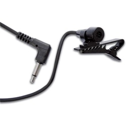 Velleman Tie-Clip-Mikrofon für Smartphone, Mobiltelefon, Aufzeichnung, mit 4 m Kabel, Schwarz