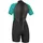 O'Neill Wetsuits Reactor Ii 2mm Back Zip Spring Wetsuit Neoprenanzug, Black/Light AQU, 12