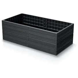 Prosperplast Hochbeet 149,2 x 75,5 x 25 cm Anthrazit
