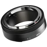 Urth Lens Mount Adapter Canon FD zu RF-Bajonett-Adapter, Objektivadapter: Schwarz