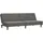 vidaXL Schlafcouch Kunstleder 2-Sitzer Grau