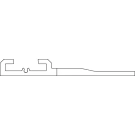 K2 Systems Dachhaken Roof hooks SingleBoard 2.10 m 2002935