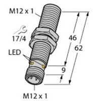 Turck Sensor bündig PNP, Schließer BI3NF-EM12HE-AP6X2-H1141