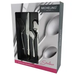 MICHELINO Besteckset 24 teilig für 6 Personen Edelstahl