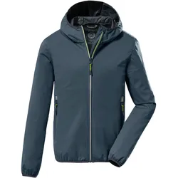Funktionsjacke »KOS 167 BYS JCKT«, Ultraleichte, wasserabweisende Kids-Jacke, packbar, reflektierend, Gr. 176, dunkelpetrol, , 21744431-176