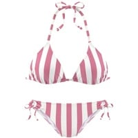 VENICE BEACH Triangel-Bikini Damen rosa-weiß Gr.42 Cup C/D