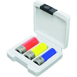 Kraft-Steckschlüssel-Satz 1/2" 3-teilig Kunststoff-Hülle