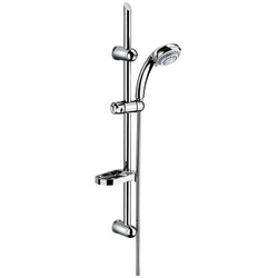 SCHÜTTE Duschbrauseset »Fresh«, Höhe: 7,6 cm, chromfarben - silberfarben