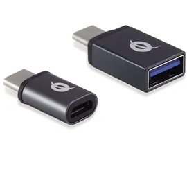 Conceptronic USB-C auf USB-A/Micro-B Adapter 2 m Schwarz
