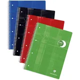 Clairefontaine Collegeblock 5x A4+ 80 Blatt Dot/punktkariert farbig sortiert