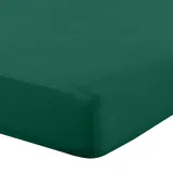 Eurofirany Spannbettlaken Baumwolle 160 x 200 cm grün