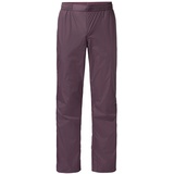 Vaude Damen Drop Pants II, wasserdichte Outdoorhose für Fahrrad, leichte Überhose, atmungsaktive Fahrradhose lila,