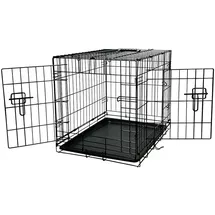 nobby® Transportkäfig 124 x 75 x 82 cm Schwarz