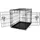 nobby® Transportkäfig 124 x 75 x 82 cm Schwarz