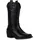 VAN HILL Damen Cowboystiefel in Schwarz,