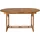 Möbilia Gartentisch oval 150 x 100 x 75 cm Akazie natur