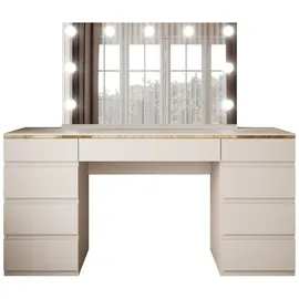 lookway Schminktisch AURORA DOUBLE KASCHMIR mit Schubladen