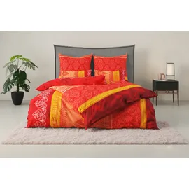 Home Affaire Bettwäsche HOME AFFAIRE "Sonnenham", rot, B/L: 135cm x 200cm, 1 Stk., 1 Stk., Renforcé, B/L: 80cm x 80cm, 2, Renforcé, Obermaterial: 100% Baumwolle, Bettwäsche, Bettwäsche, in Gr. 135x200 oder 155x220 cm, 100% Baumwolle, Paisley