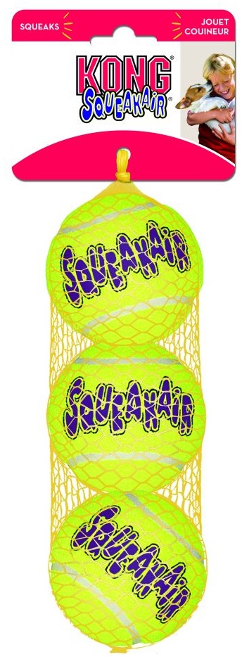 3er Pack KONG SqueakAir Balls S Ø5cm Hund