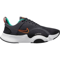 NIKE Herren Laufschuhe SuperRep Go 2, DK SMOKE GREY/TOTAL ORANGE-CLEAR EM, 47