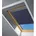 Sichtschutzrollo UK00 76 x 106 cm Blau