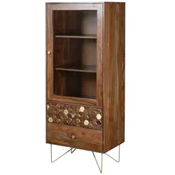 Love it Vitrine  Mitsu , holzfarben , Maße (cm): B: 65 H: 160 T: 40.0