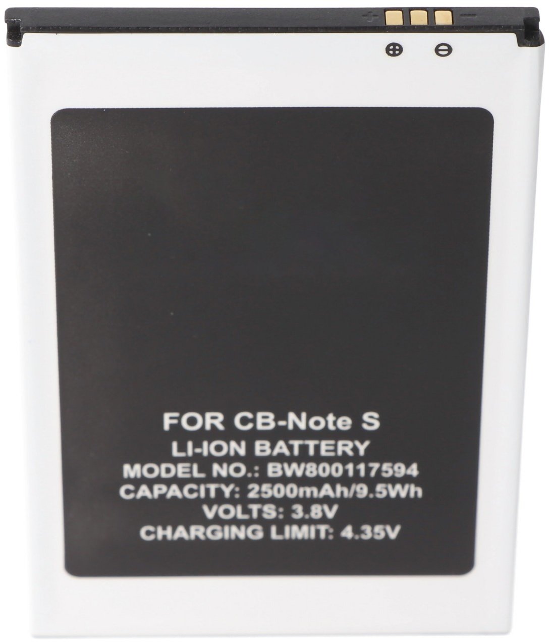 Li-Ion-Akku 2500mAh 3.7 Volt für Smartphone Cubot Note S, 99,3x64,9x4,4mm