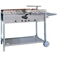 Grillpeter Mangal Batyr Deluxe silberfarben