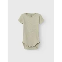 NAME IT Baby - Mädchen Nbfkab Ss Body Noos, Peyote Melange, 74 - 74