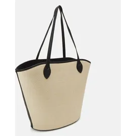 Valentino Covent Shopper Baumwolle Naturale/Nero