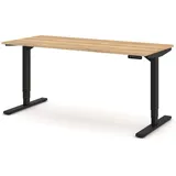 Assmann Electronic Schreibtisch Y-Line Eiche Natura / Schwarz