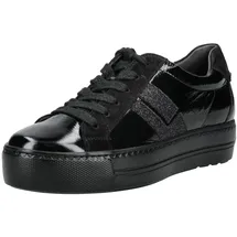 Paul Green Damen Low-Top Sneaker Schwarz 39