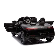 ES-Toys Elektro Kinderauto SL63 AMG schwarz (12 V)