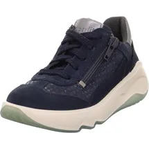 superfit Mädchen Melody Gore-tex Sneaker, Blau 8000, 36 EU Schmal