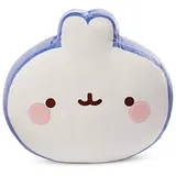 NICI Kissen MOLANG 35x35x12cm weiß - Flauschiges Kuscheltierkissen für Jungen, Mädchen, Babys und Kuscheltierliebhaber – ideal für Zuhause, Kindergarten oder unterwegs