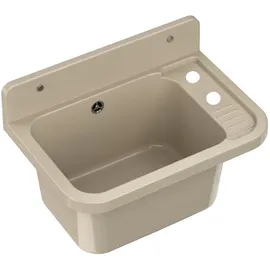 GRANITAN Spülbecken, Beige, Kunststoff, 50x34x31 cm, Küchen, Küchenausstattung, Küchenspülen