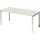 BISLEY Schreibtisch Cito Grauweiß / Verkehrsweiß