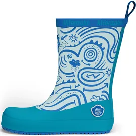 Affenzahn Plashy Gummistiefel Hai Blau 31