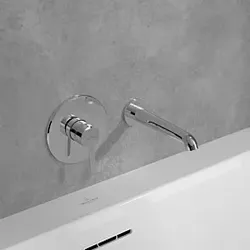 Villeroy und Boch Skyla Badewannenauslauf TVT11600100061 Messing, Chrom