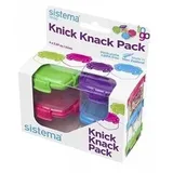 Sistema Frischhaltedose gemischte Farben 62 ml 4-teiliges Set