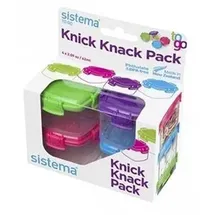 Sistema Frischhaltedose gemischte Farben 62 ml 4-teiliges Set